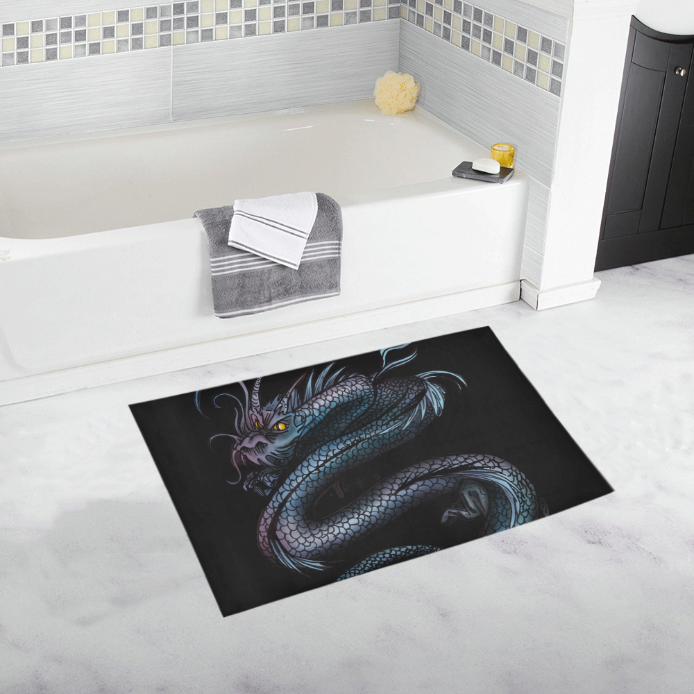 Dragon Swirl Bath Rug 20''x 32''