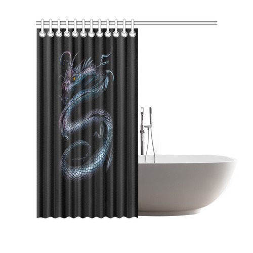 Dragon Swirl Shower Curtain 69"x70"