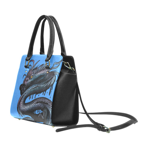 Dragon Swirl Classic Shoulder Handbag (Model 1653)
