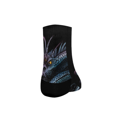 Dragon Swirl Quarter Socks