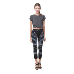 Dragon Swirl Capri Legging (Model L02)