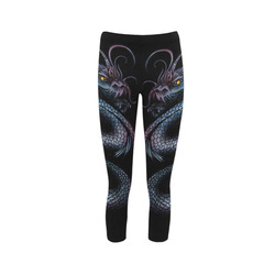 Dragon Swirl Capri Legging (Model L02)