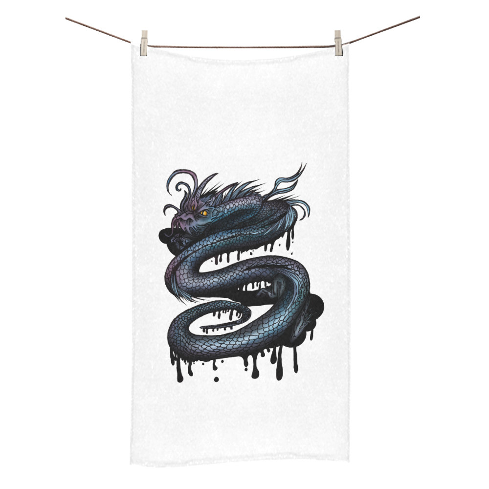 Dragon Swirl Bath Towel 30"x56"