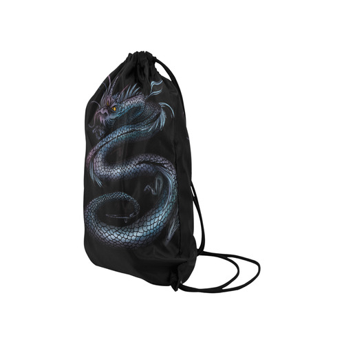 Dragon Swirl Small Drawstring Bag Model 1604 (Twin Sides) 11"(W) * 17.7"(H)