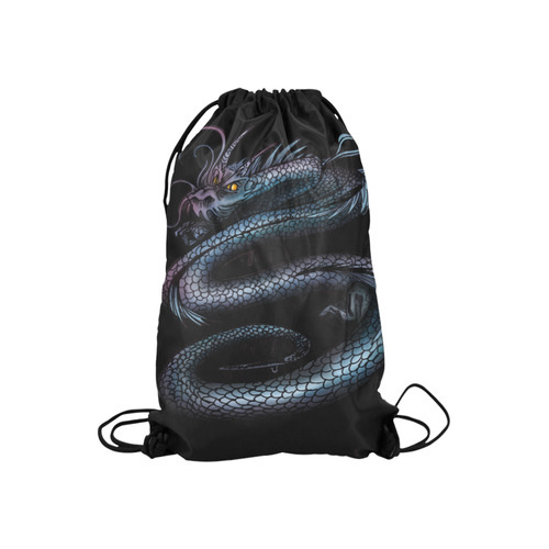 Dragon Swirl Small Drawstring Bag Model 1604 (Twin Sides) 11"(W) * 17.7"(H)