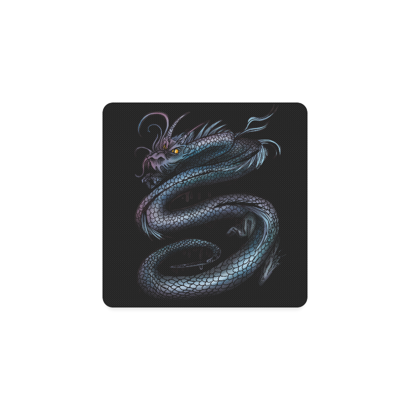 Dragon Swirl Square Coaster