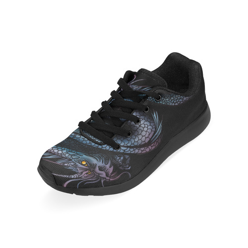 Dragon Swirl Kid's Running Shoes (Model 020)