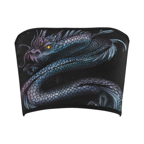 Dragon Swirl Bandeau Top