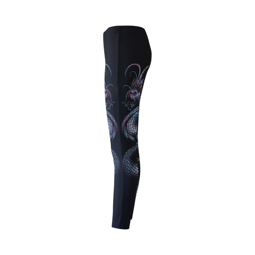 Dragon Swirl Cassandra Women's Leggings (Model L01)