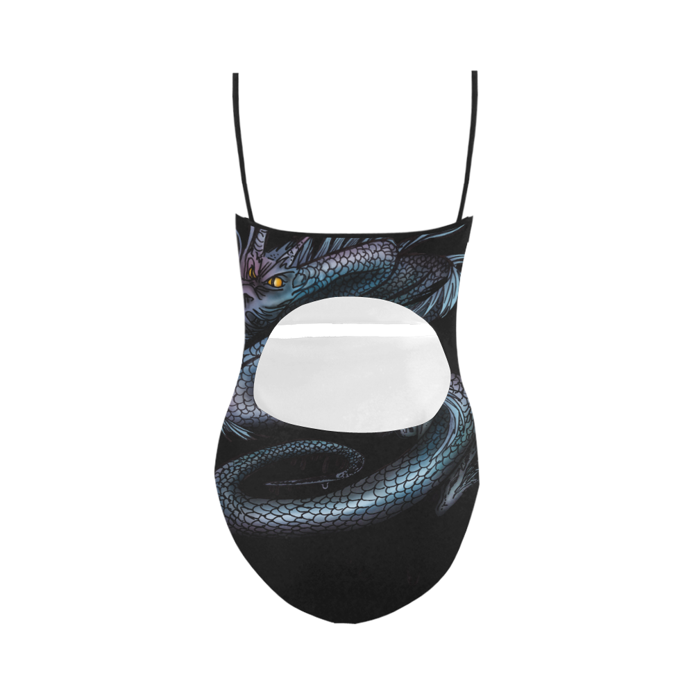 Dragon Swirl Strap Swimsuit ( Model S05)