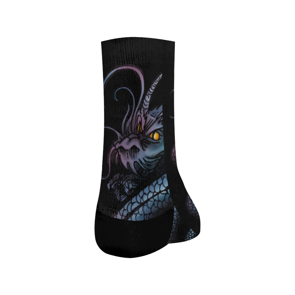 Dragon Swirl Crew Socks
