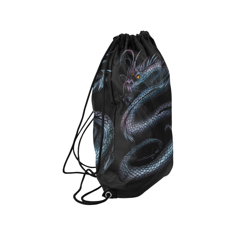 Dragon Swirl Small Drawstring Bag Model 1604 (Twin Sides) 11"(W) * 17.7"(H)