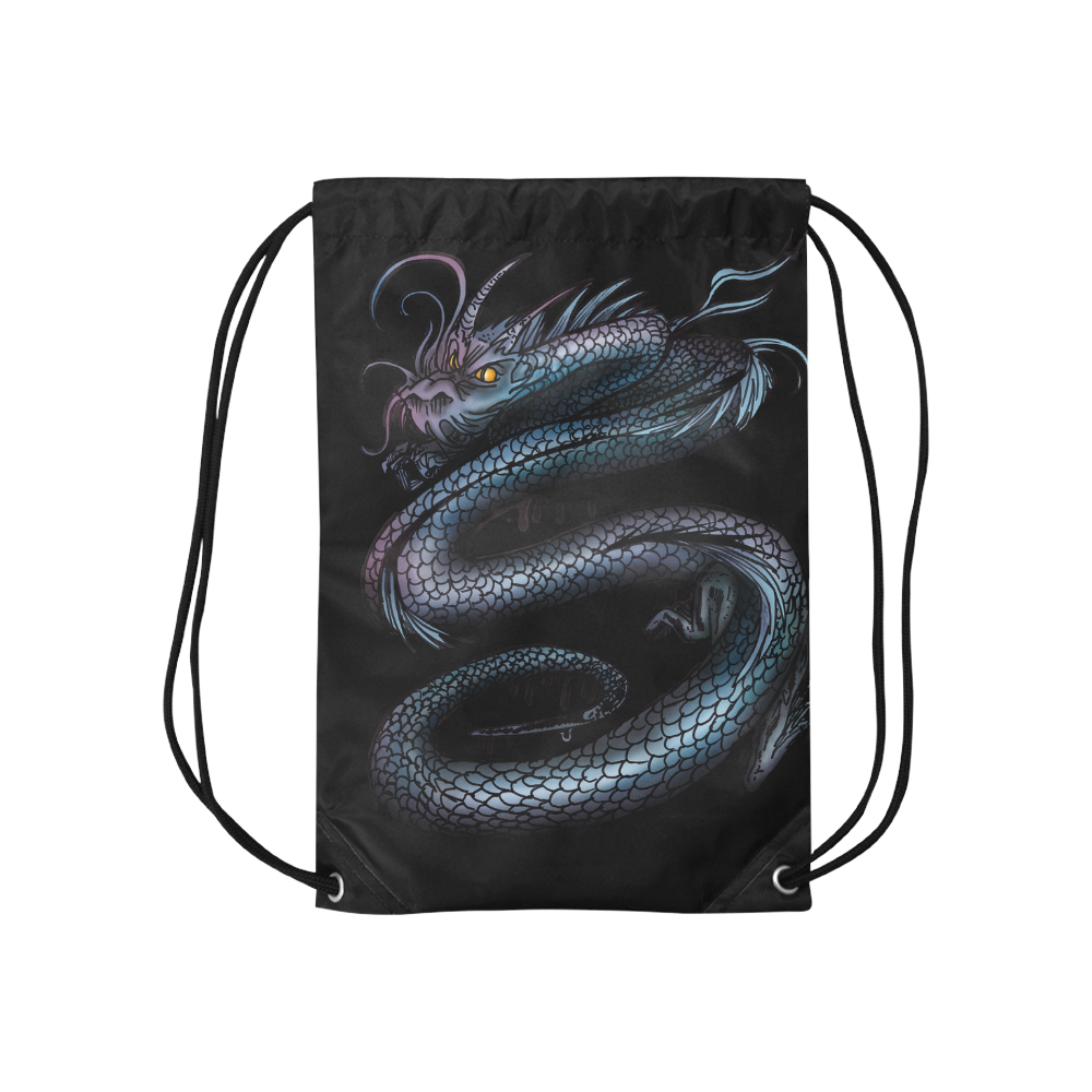 Dragon Swirl Small Drawstring Bag Model 1604 (Twin Sides) 11"(W) * 17.7"(H)