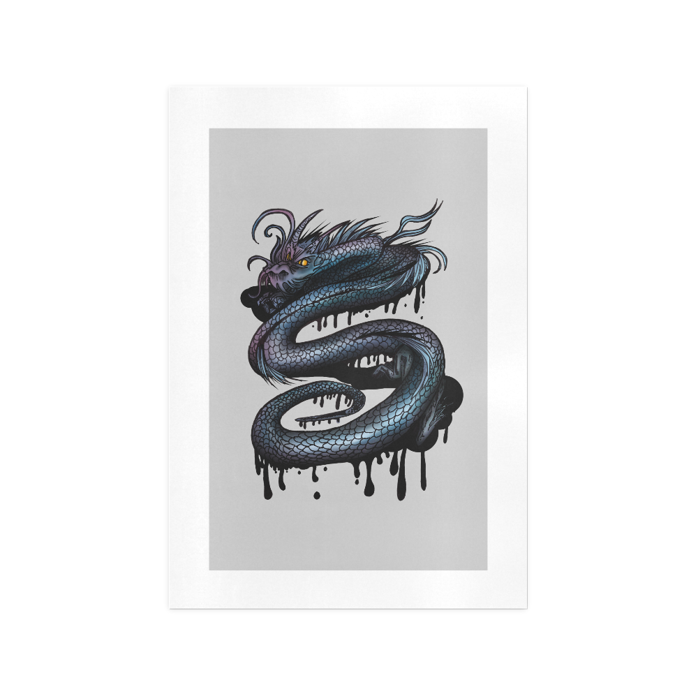 Dragon Swirl Art Print 13‘’x19‘’