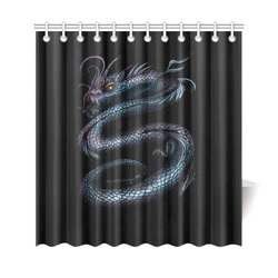Dragon Swirl Shower Curtain 69"x72"