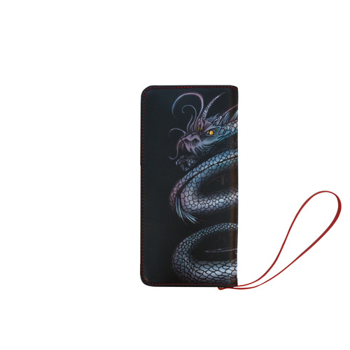 Dragon Swirl Women's Clutch Wallet (Model 1637)