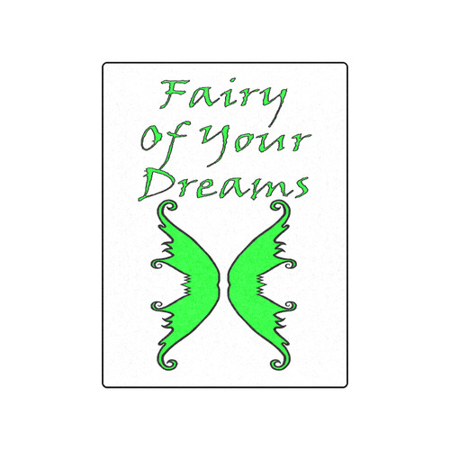 Fairy Of Your Dreams Green Blanket 50"x60"