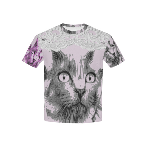 KITTEN 4 GIRLS II Kids' All Over Print T-shirt (USA Size) (Model T40)