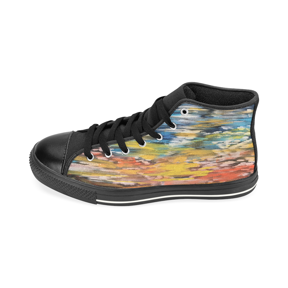 Sundown High Top Canvas Shoes for Kid (Model 017)