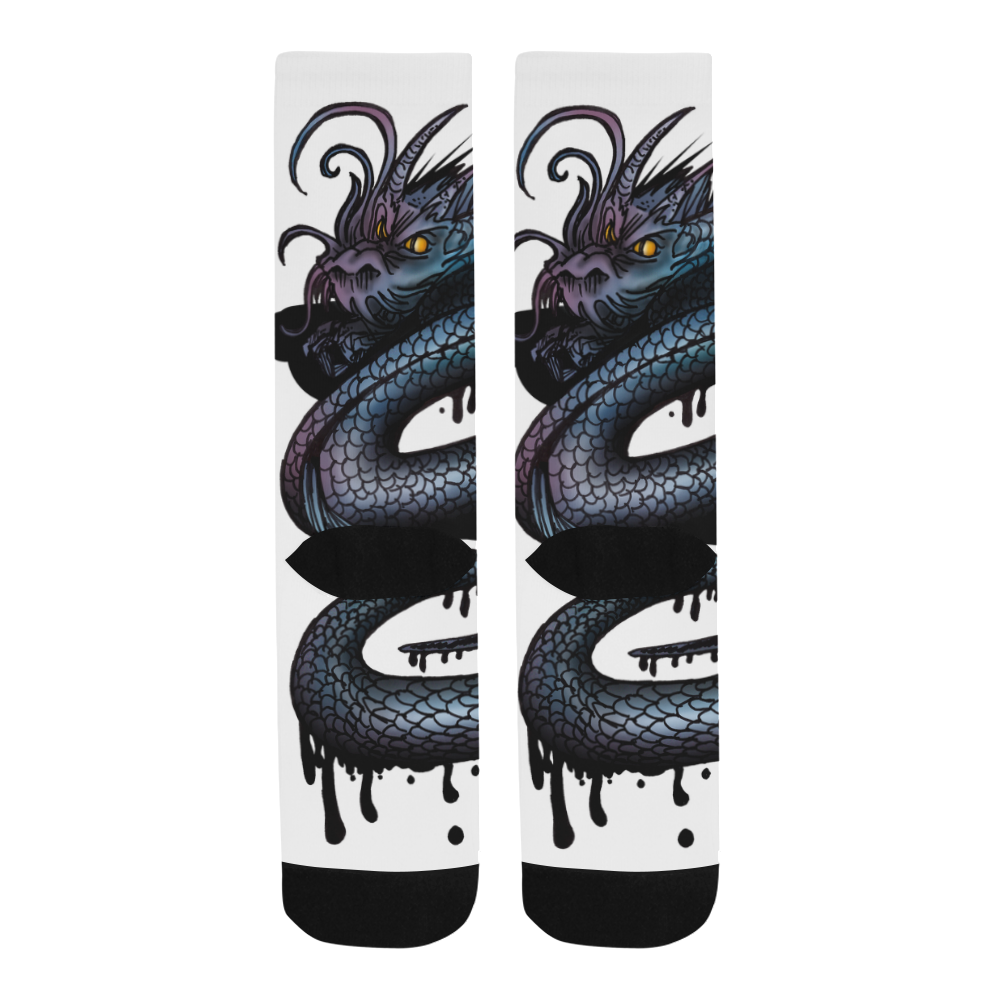 Dragon Swirl Trouser Socks