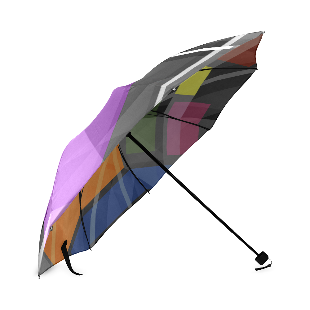 Crossing Shapes Foldable Umbrella (Model U01)