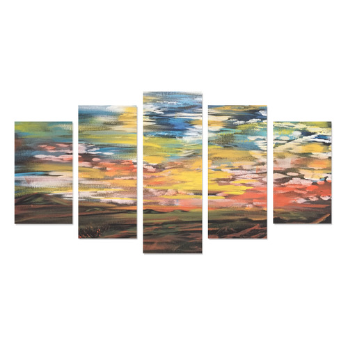 Sundown Canvas Print Sets A (No Frame)