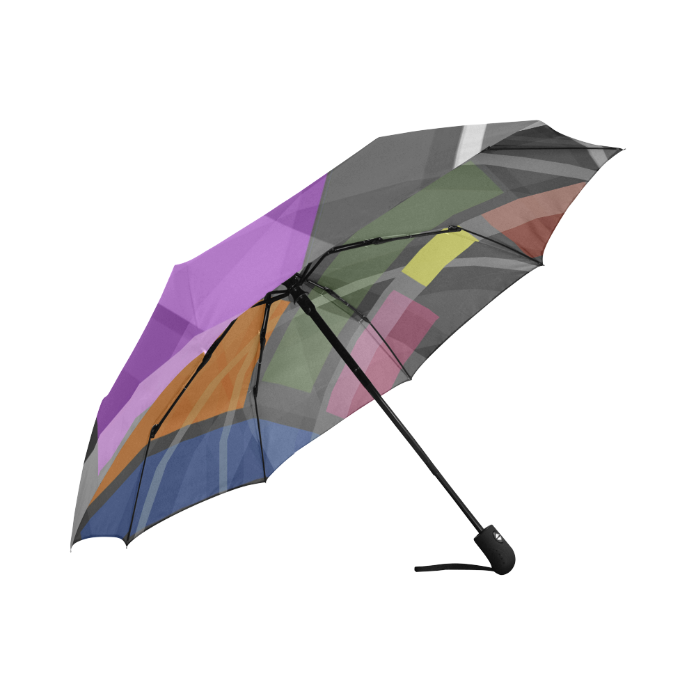 Crossing Shapes Auto-Foldable Umbrella (Model U04)