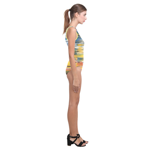 Sundown Vest One Piece Swimsuit (Model S04)