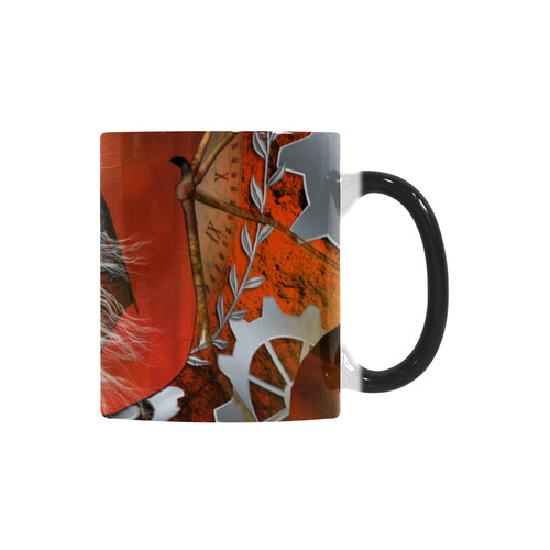 Awesome steampunk horse with wings Custom Morphing Mug
