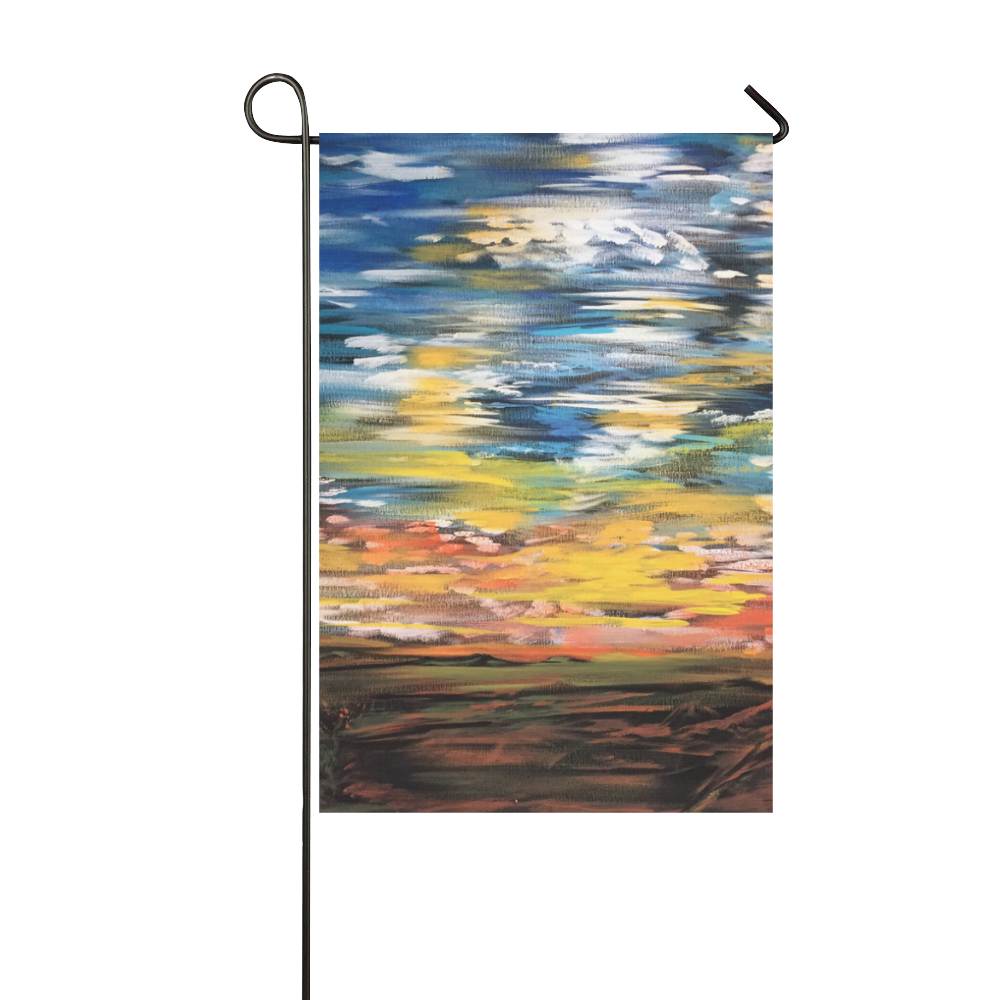 Sundown Garden Flag 12‘’x18‘’（Without Flagpole）