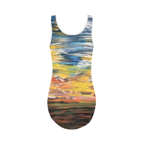 Sundown Vest One Piece Swimsuit (Model S04)