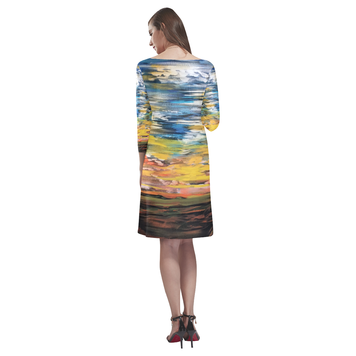 Sundown Rhea Loose Round Neck Dress(Model D22)