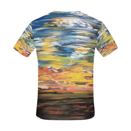 Sundown All Over Print T-Shirt for Men (USA Size) (Model T40)