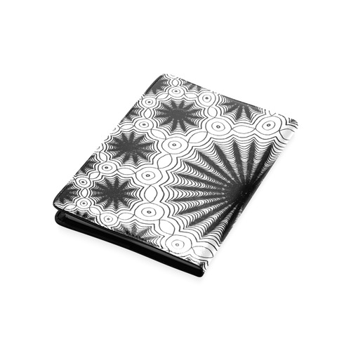 Black and white spiders lace pattern Custom NoteBook A5