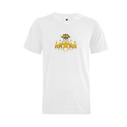 slumm t wht Men's V-Neck T-shirt  Big Size(USA Size) (Model T10)