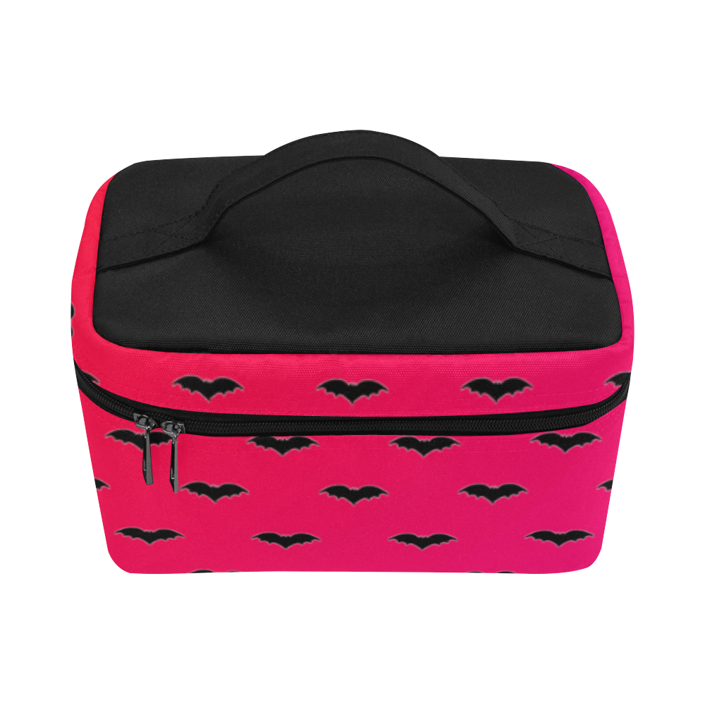 Tiny Bats Pink Cosmetic Bag/Large (Model 1658)