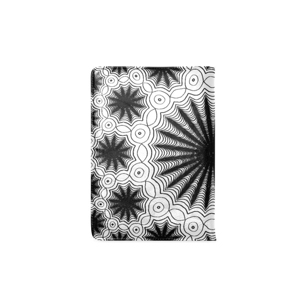 Black and white spiders lace pattern Custom NoteBook A5