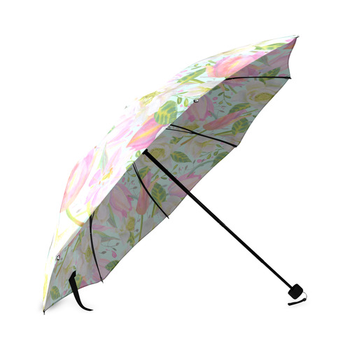 Rose & Tulips Foldable Umbrella (Model U01)