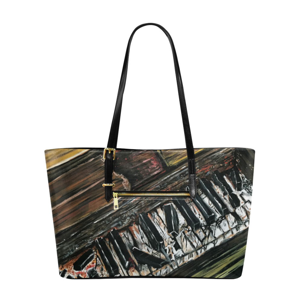 Broken Piano Euramerican Tote Bag/Large (Model 1656)