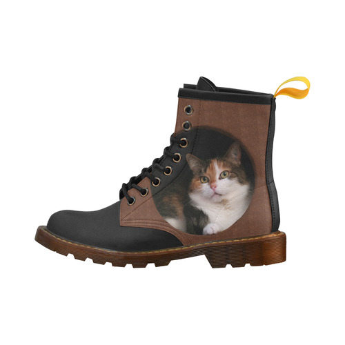 The Kitty In The Hole High Grade PU Leather Martin Boots For Women Model 402H