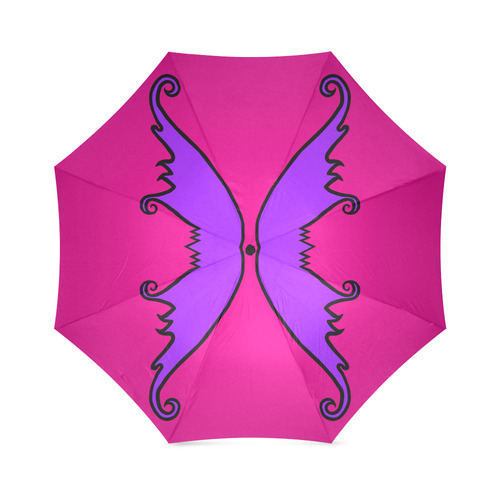 Fairy Wings Purple Foldable Umbrella (Model U01)