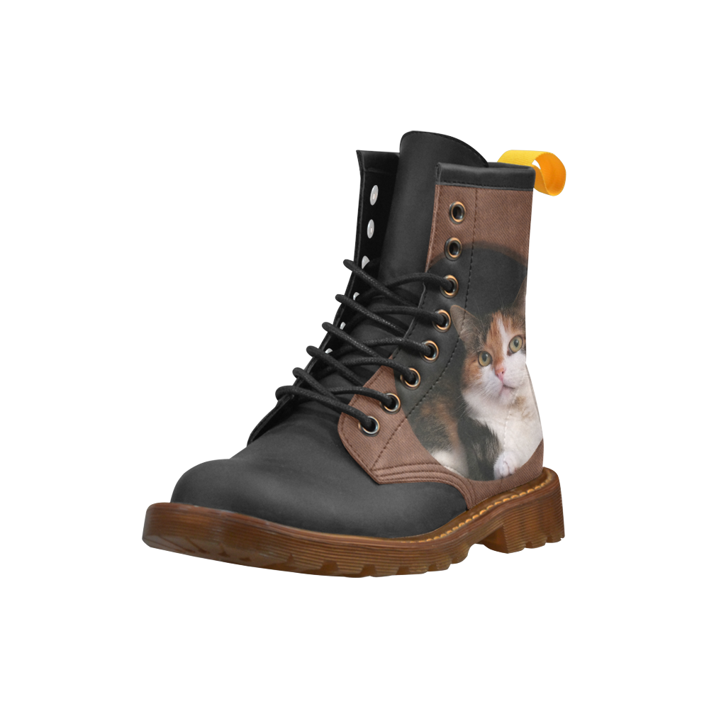 The Kitty In The Hole High Grade PU Leather Martin Boots For Women Model 402H