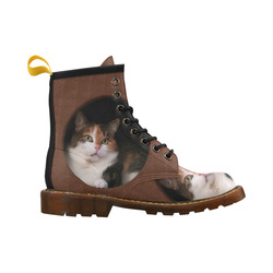The Kitty In The Hole High Grade PU Leather Martin Boots For Women Model 402H
