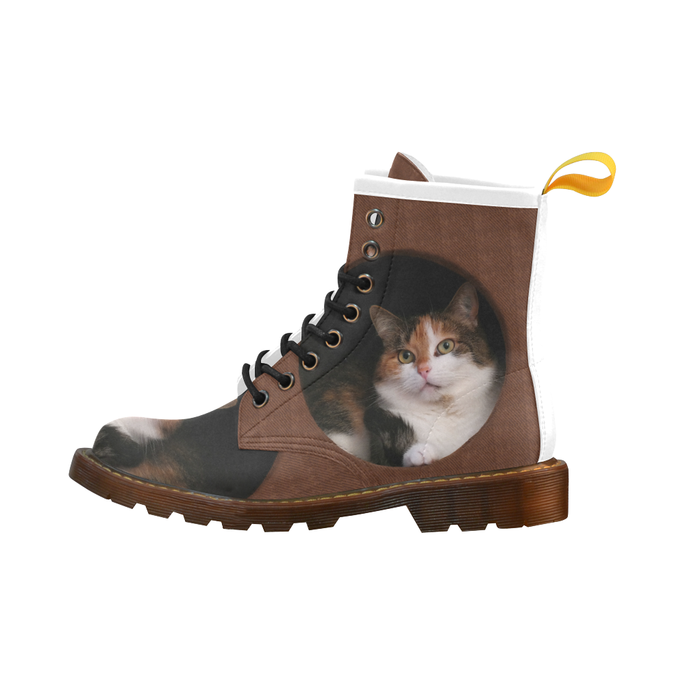 The Kitty In The Hole High Grade PU Leather Martin Boots For Women Model 402H