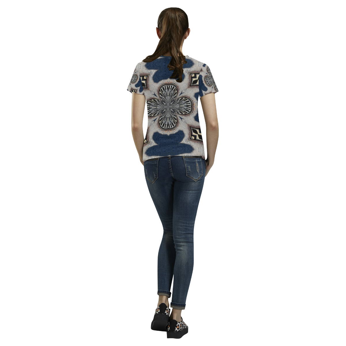 Grate 5 All Over Print T-Shirt for Women (USA Size) (Model T40)