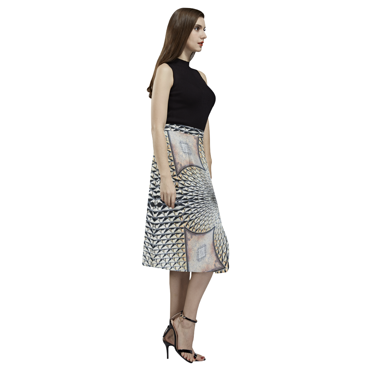 Grate 3 Aoede Crepe Skirt (Model D16)