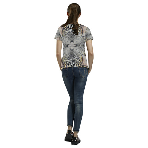Grate 3 All Over Print T-Shirt for Women (USA Size) (Model T40)