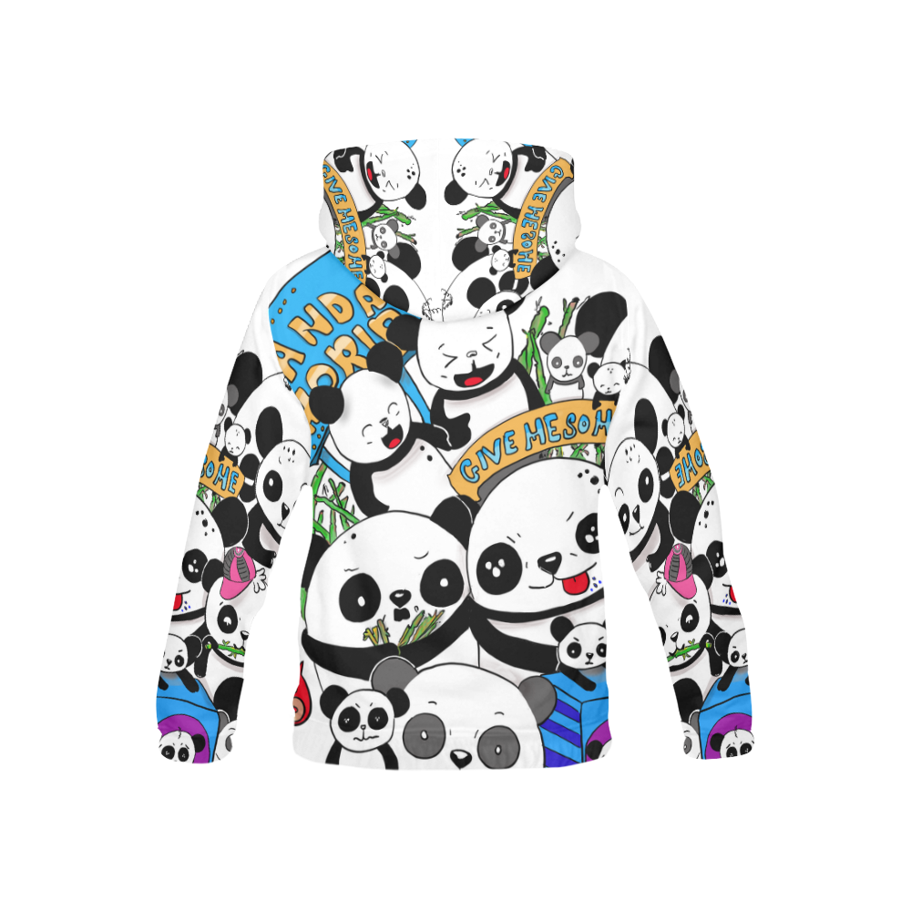 Pandaworldbb All Over Print Hoodie for Kid (USA Size) (Model H13)