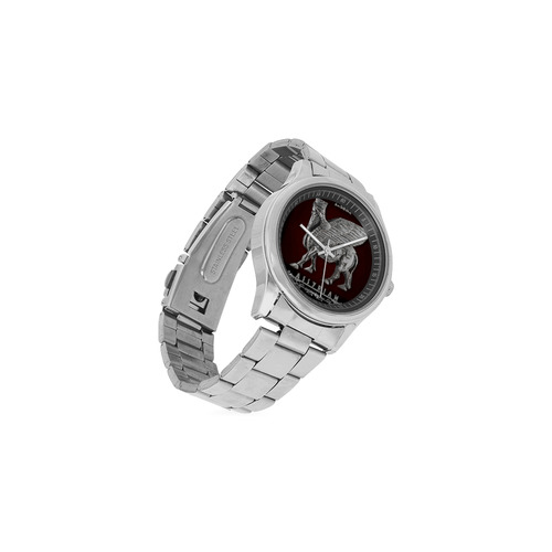 Red Lamassu Watch Men's Stainless Steel Watch(Model 104)