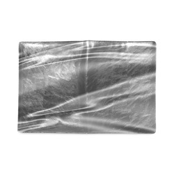 Metallic grey satin 3D texture Custom NoteBook B5